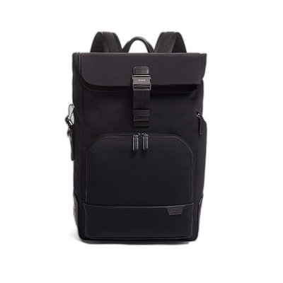 自营欧洲直邮TUMI途明 HARRISON系列 男女同款黑色尼龙双肩背包