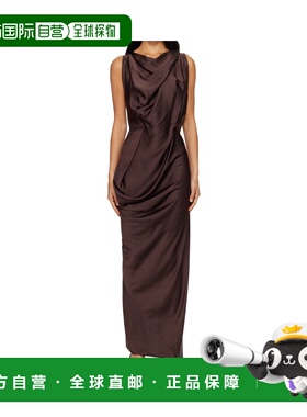 1h可退 香港直邮Vivienne Westwood 长款连衣裙 110103A5W01AD