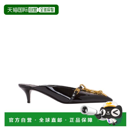 香港直邮Balmain 尖头穆勒鞋 FN1UR155LPAT女鞋拖鞋