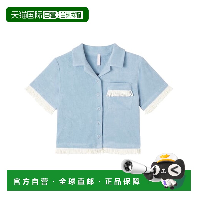 1h可退 香港直邮ZIMMERMANN 女童 Awaken 棉混纺厚绒布上衣童装