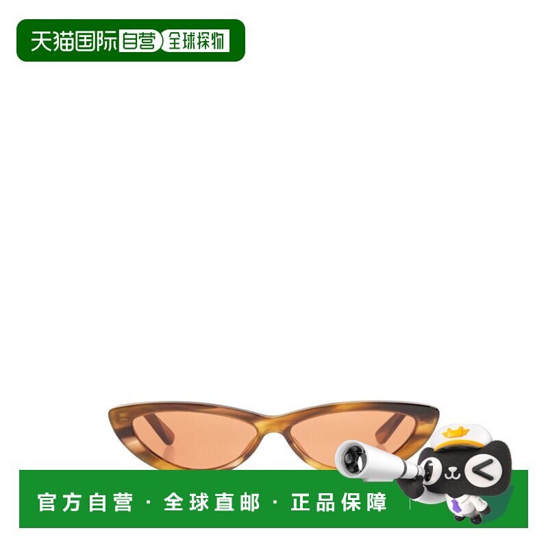 香港直邮mcqueen 亚历山大 麦昆 女士 棕色猫眼太阳眼镜 852625J0