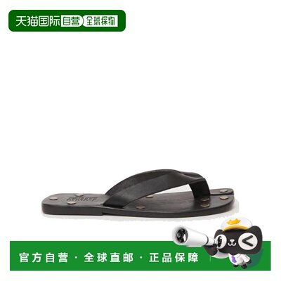 香港直邮Maison Margiela 黑色Tabi徽标凉拖 S58WP0247P3704拖鞋