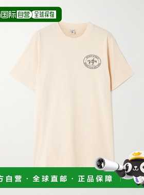 香港直邮SPORTY & RICH 女士 Riding Club 印花棉针织T恤 TO04361