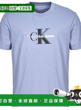 欧洲直邮Calvin Klein Jeans  男衣服 春夏2025 短袖T恤 MONOLOGO