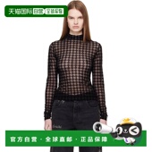 女士 恤 黑色 Quad 香港直邮AMIRI Flocked AWTOWO1004