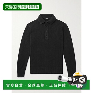 香港直邮zegna 杰尼亚 男士 修身羊毛羊绒混纺Polo衫 UEB60A8132B