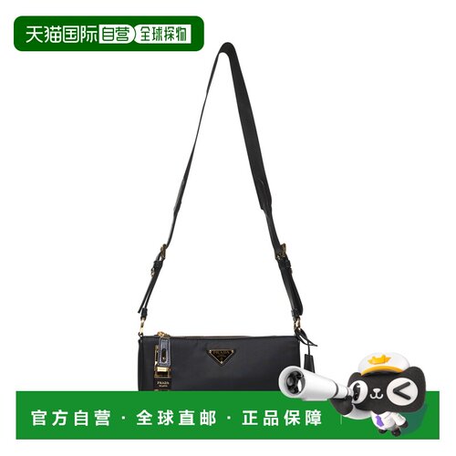 1h可退 香港直邮PRADA 女士单肩包 1BC234NDO2C8QF0002 AW2025 黑