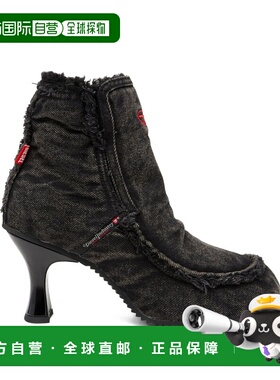 1h可退 香港直邮Diesel 迪赛 女士 D-WOODSTOCK 鞋跟短靴 Y03696P