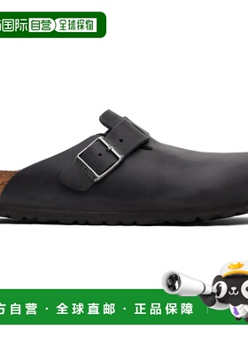 香港直邮birkenstock 勃肯 男士 黑色 Regular Boston Oiled Leat