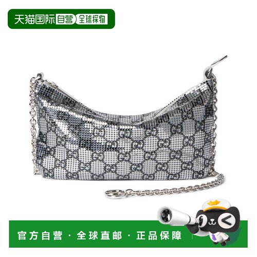 自营欧洲直邮GUCCI古驰 Generation Gucci女士银色/黑色GG金属网