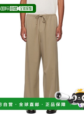 1h可退 香港直邮The Row 男士 灰褐色 Donatello 长裤 657W3038