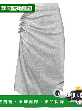 香港直邮Rabanne 女士 中长半身裙 metal金属色 舒适时尚