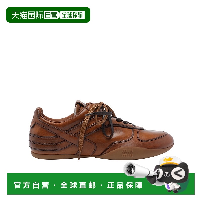 香港直邮Miu Miu 圆头平底鞋 5E428E537女鞋