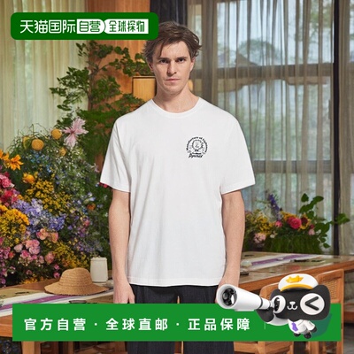 自营欧洲直邮Pyrenex MFG TEE男女通用白色有机棉短袖T恤