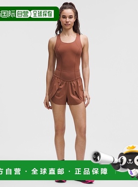 自营1h可退 欧洲直邮LULULEMON露露乐檬 Go Further 8厘米开叉连