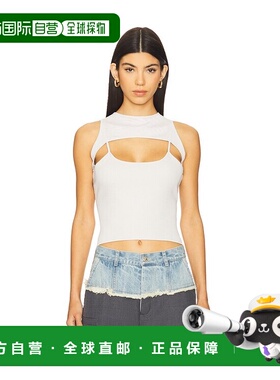 1h可退 香港直邮Private Policy 女士 网纱安全带式背心上衣 2501