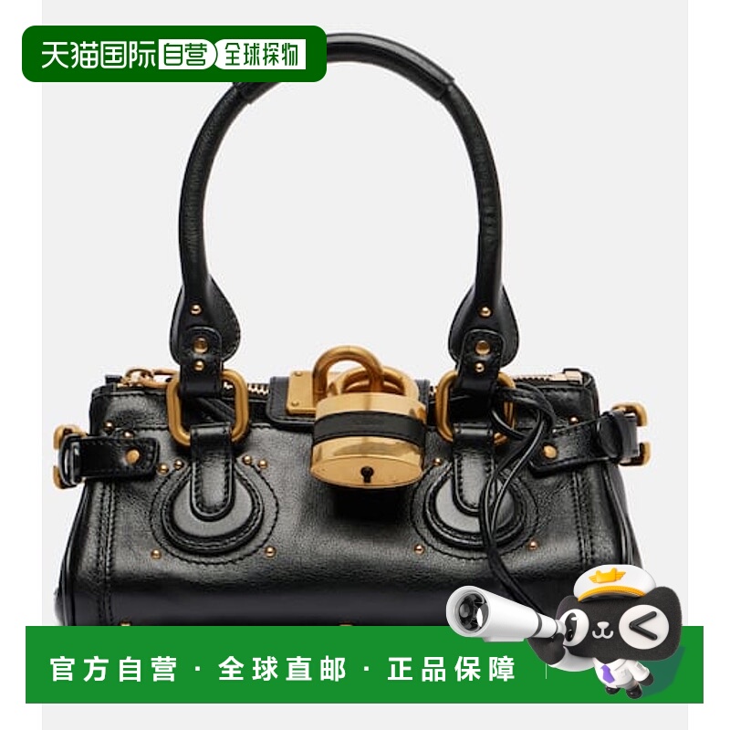 香港直邮Chloe 蔻依 女士 帕丁顿小号皮革肩包 black黑色 舒适时