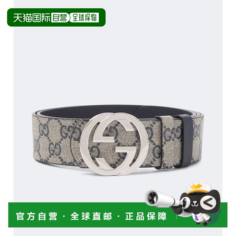 1h可退 香港直邮Gucci古驰GG男士腰带皮带图片