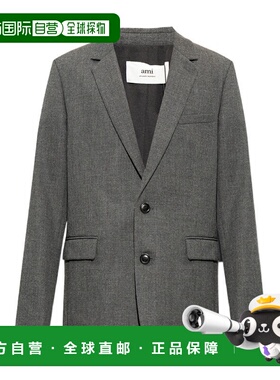 香港直邮Ami Paris 单排扣西装外套 UBV001285.