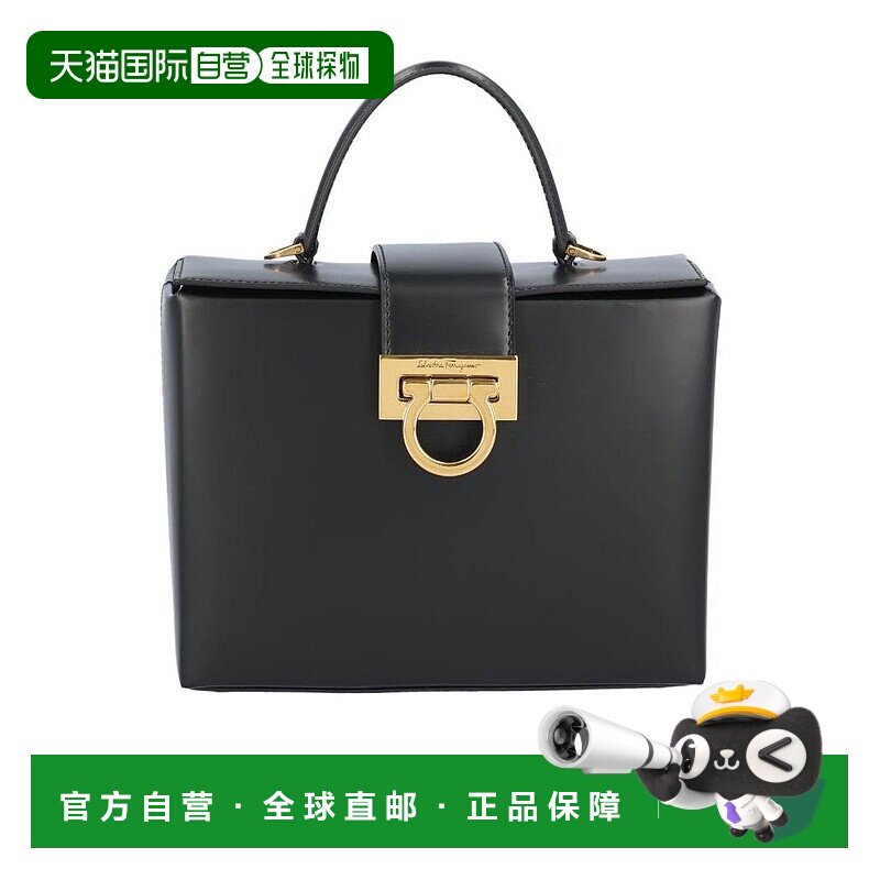 香港直邮Salvatore Ferragamo 箱形单肩包 211981菲拉格慕斜挎包