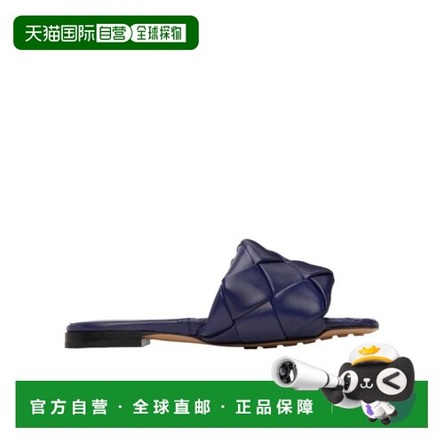 1h可退 【99新未使用】香港直邮Bottega Veneta 方头拖鞋 608853V