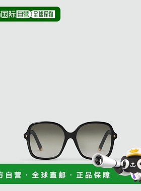 自营1h可退 欧洲直邮LV/路易威登 女士黑色醋酸纤维太阳镜正品舒