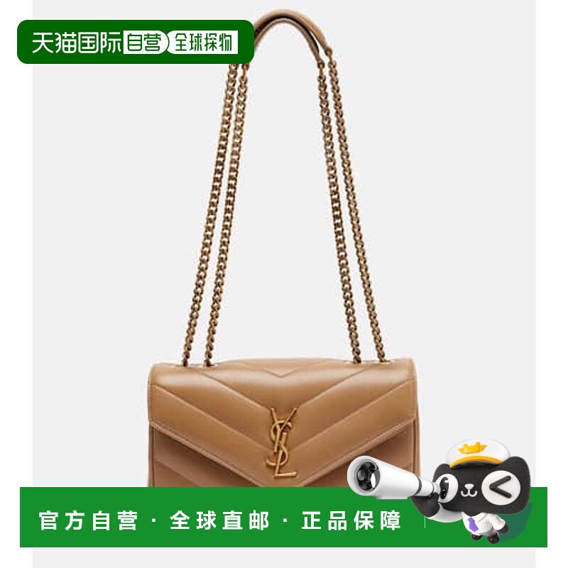 1h可退 香港直邮Saint Laurent 圣罗兰 女士 Lou Lou 小号皮革肩