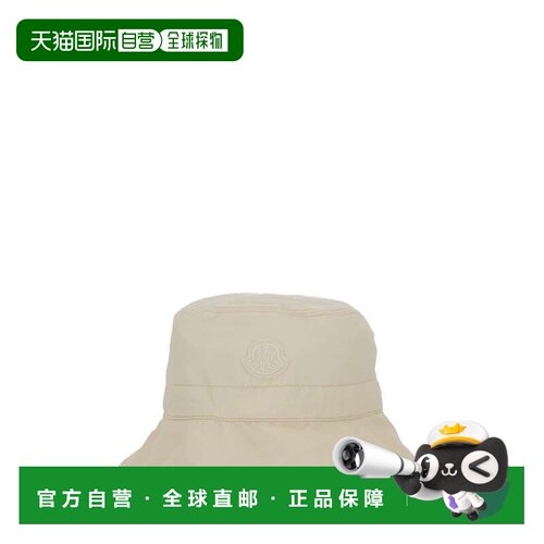 1h可退 香港直邮MONCLER 女士帽子 3B00034W596LI088 CO 白色 徽