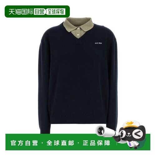 1h可退 香港直邮MIU MIU 女士针织衫 MML07MSOOO6061F0UXL AW2026