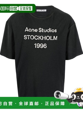 1h可退 香港直邮Acne Studios 艾克妮 女士 and Polos T恤黑色上