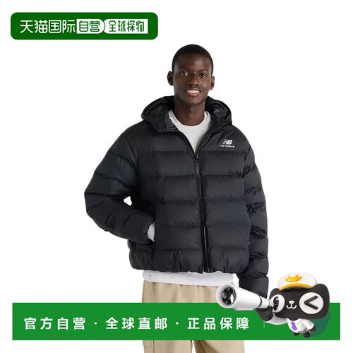 香港直邮NEW BALANCE 男士羽绒服 MJ62G17OBK AW2026 黑色 MJ62G1