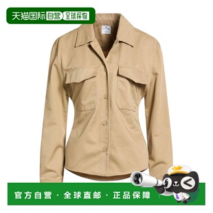 女士 舒适时尚 Blouses beige米色 纯色衬衫 香港直邮Courreges