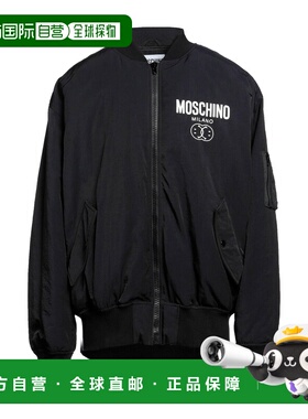 1h可退 香港直邮Moschino 莫斯奇诺 男士 短夹克 black黑色 舒适