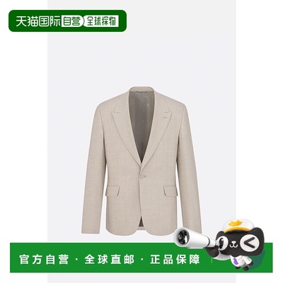 1h可退 香港直邮DIOR 迪奥 男士 Rounded Closure 夹克 583C201A1