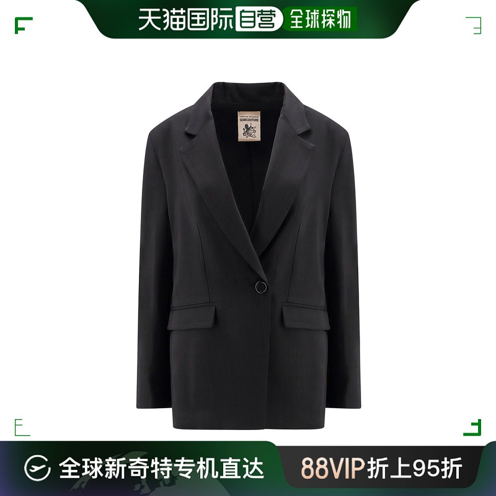 香港直邮Semicouture翻领长袖西装外套 Y4SQ03