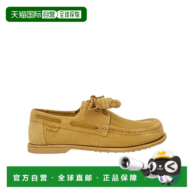 香港直邮Loewe 系带Campo船鞋 MLSCS08X02