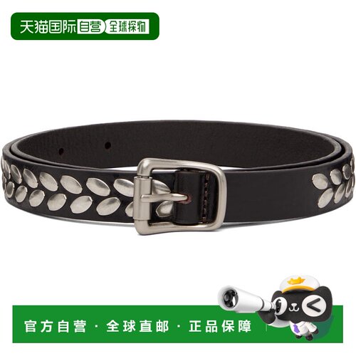 香港直邮Lemaire 男士 棕色 Almond Stud 20 MM 腰带 AC1212LL005