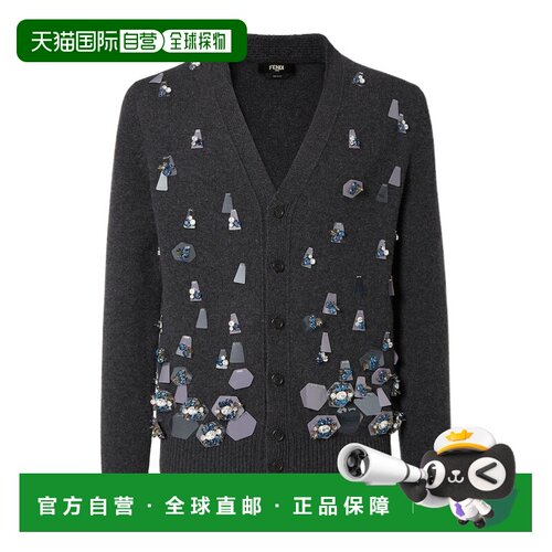 香港直邮Fendi 长袖针织开衫 FZC491AVNV羊绒