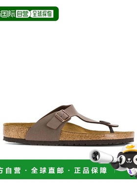 香港直邮Birkenstock 徽标夹趾凉拖 043751MOCCA凉鞋