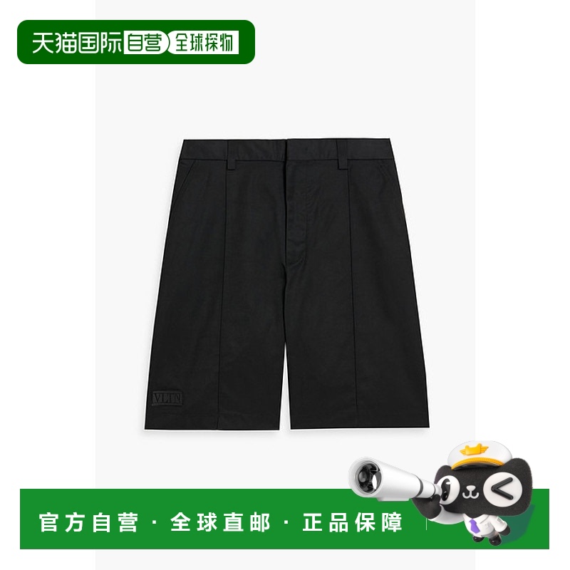 香港直邮Valentino 华伦天奴 男士 斜纹布短裤 V3RDA947VL0NO