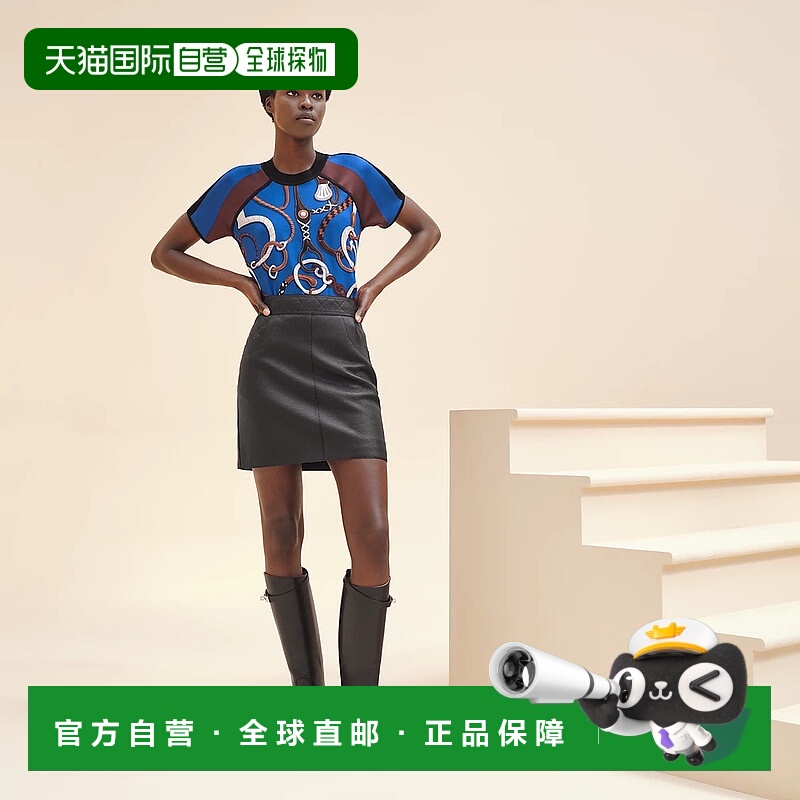 1h可退 欧洲直邮HERMES 爱马仕 25春夏 H4H1301D202 女士 半身裙