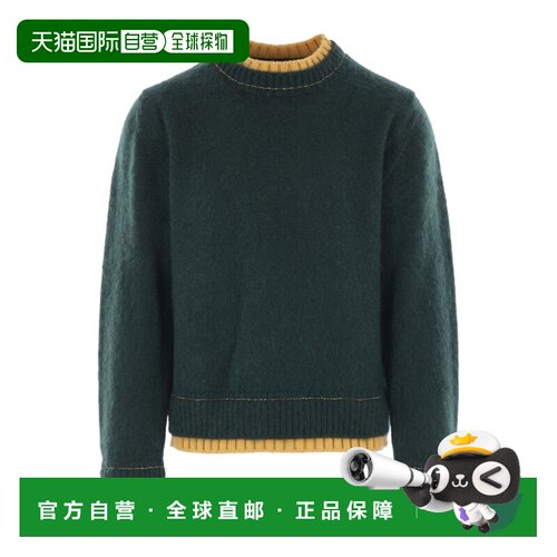 1h可退 香港直邮SACAI 男士针织衫 2503840M551 AW2025 绿色 长袖