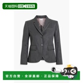 香港直邮Thom 女士 Browne 1h可退 汤姆 布朗 单排扣羊毛西装 外套