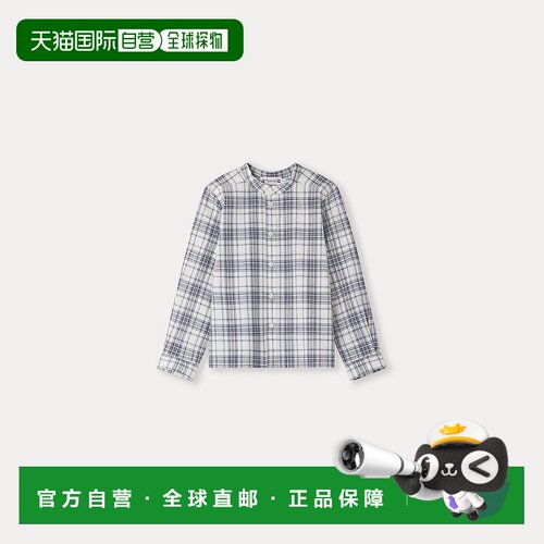 自营欧洲直邮Bonpoint小樱桃 弗洛里安蓝色衬衫
