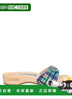 香港直邮Ganni X Scholl 女士 Mules 木屐 purple紫色 舒适时尚