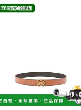 香港直邮Loewe Anagram 腰带 E619Z26X03罗意威双面牛皮皮腰带