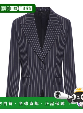 香港直邮Tom Ford 细条纹单排扣西装外套 GI3005FAX1404