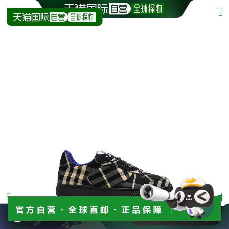 香港直邮Burberry 巴宝莉 女士 Terrace 格纹系带运动鞋 8095370A