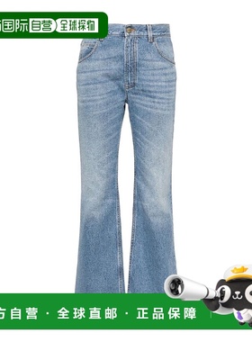 香港直邮Chloe 腰带环牛仔喇叭裤长裤牛仔裤 C24SDP01157