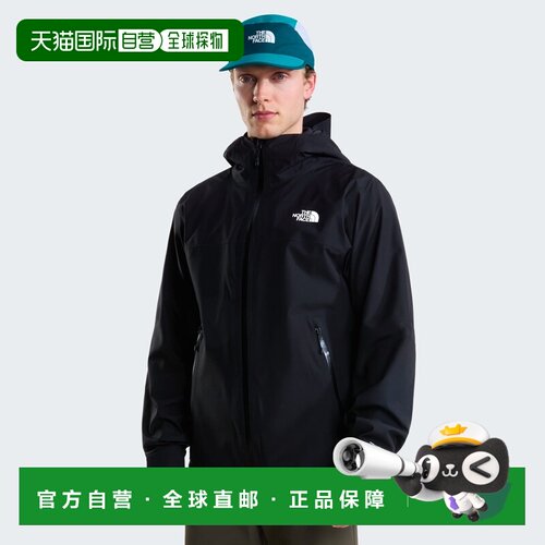 自营欧洲直邮The North Face北面 男士黑色聚酯纤维DryVent™拉链
